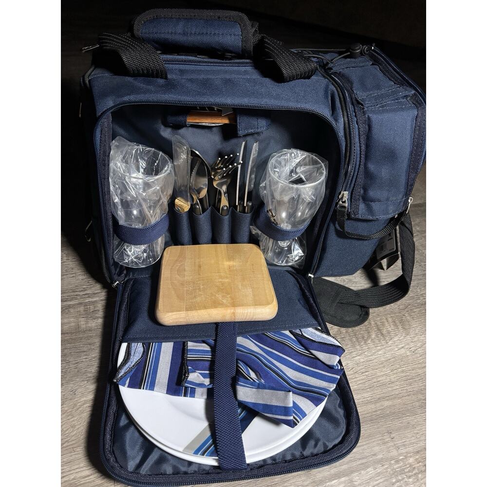 PICNIC TIME NFL Unisex-Adult NFL Malibu Picnic Basket Cooler - Picture 6 of 6